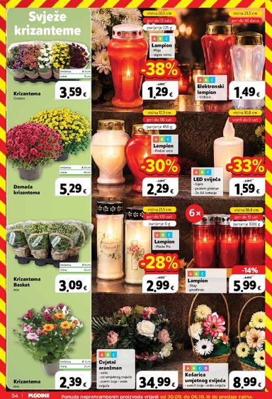 Katalog Plodine - Plodine vrijedi od 30.09. do 06.10. - stranica 54