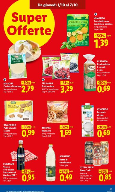 Volantino Lidl - Lidl - Ci siamo rifatti il look! - Lugo valido dal 01/10 al 07/10 - pagina 3