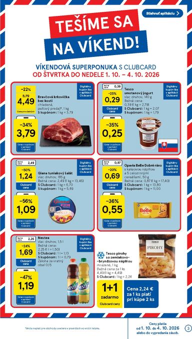 Leták Tesco - Tesco od 30.09. do 06.10. - strana 3