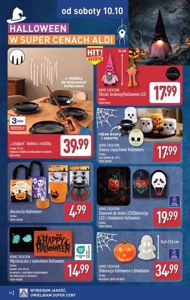 Gazetka ALDI - ALDI - Artykuły przemysłowe i tekstylia od 07.10. do 10.10. - strona 14