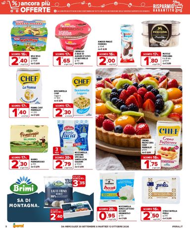 Volantino Iperal - Iperal - Ancora più offerte valido dal 30/09 al 13/10 - pagina 2