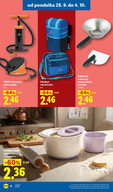 Leták Lidl - Lidl - Ešte viac extra akcií od 28.09. do 04.10. - strana 6
