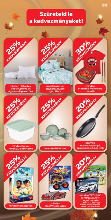 Akciós újság Auchan - Auchan - Őszi kuponnapok érvényes 10.01.-tól 10.11.-ig - 7 oldal