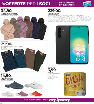 Volantino Coop - Coop valido dal 08/10 al 21/10 - pagina 22