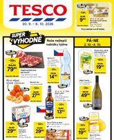 Tesco leták od středy 30.09.