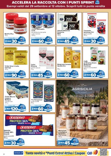 Volantino Carrefour - Carrefour - Punti Sprint Payback valido dal 29/09 al 12/10 - pagina 8