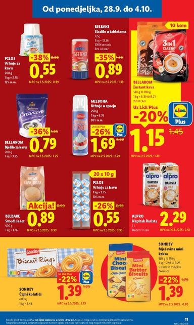 Katalog Lidl - Lidl vrijedi od 28.09. do 04.10. - stranica 11