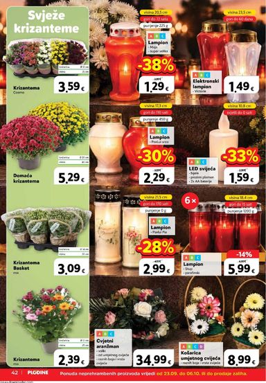 Katalog Plodine - Plodine vrijedi od 23.09. do 29.09. - stranica 42
