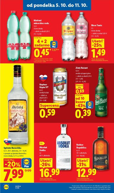 Leták Lidl - Lidl od 05.10. do 11.10. - strana 39