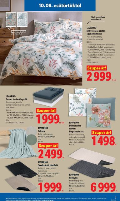 Akciós újság Lidl - Lidl - Nonfood érvényes 10.08.-tól 10.14.-ig - 7 oldal