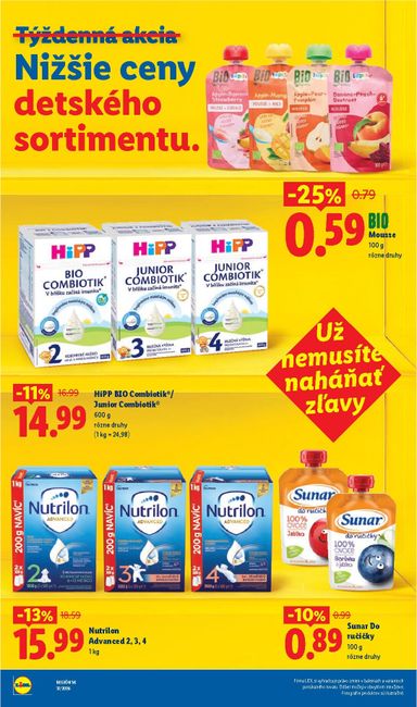 Leták Lidl - Lidl - Dlhodobo zlacnené od 03.07. do 31.12. - strana 10