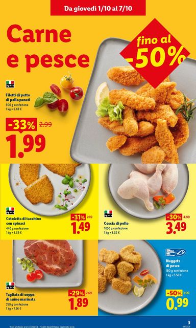 Volantino Lidl - Lidl - Nuova apertura - Maerne di Martellago valido dal 01/10 al 07/10 - pagina 3