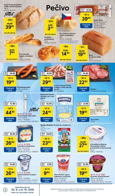 Leták Tesco - Tesco od 30.09. do 06.10. - strana 4