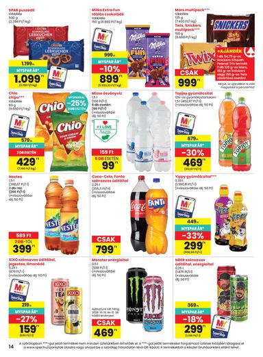 Akciós újság Spar - SPAR érvényes 10.15.-tól 10.21.-ig - 14 oldal