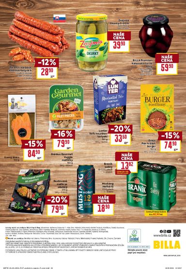 Leták Billa - Billa - Katalog: Podzimní nápoje od 30.09. do 20.10. - strana 28