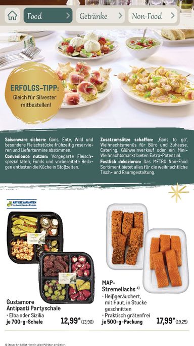 Prospekt METRO - Metro - Saisonkatalog Erfolgsrezept gültig ab 01.10. bis 31.12. - seite 6