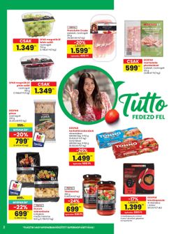 Spar akciós újság, érvényes csütörtöktől 10.15.