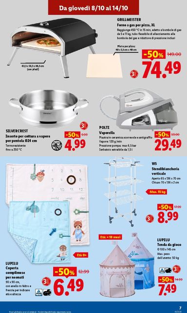 Volantino Lidl - Lidl - Nuova apertura Trieste valido dal 08/10 al 14/10 - pagina 7