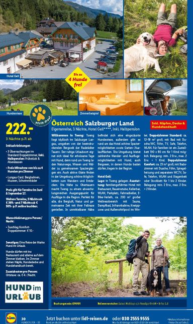 Prospekt Lidl - Lidl - Urlaub mit Hund gültig ab 29.07. bis 31.12. - seite 30