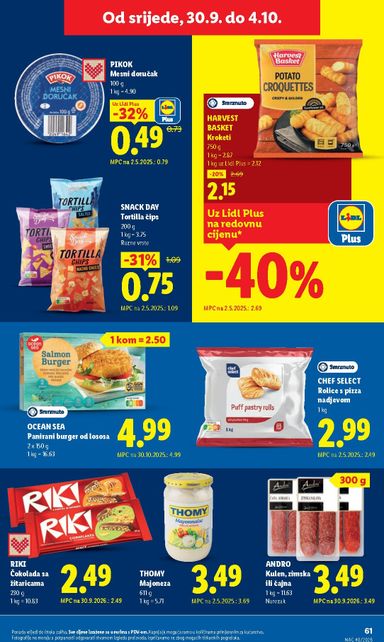 Katalog Lidl - Lidl vrijedi od 28.09. do 04.10. - stranica 61