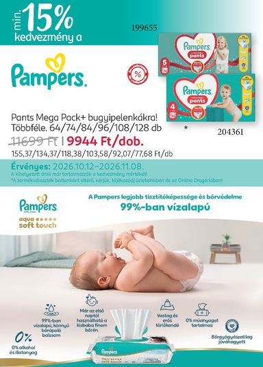 Akciós újság Rossmann - Rossmann - Babaprogram érvényes 10.12.-tól 11.08.-ig - 2 oldal