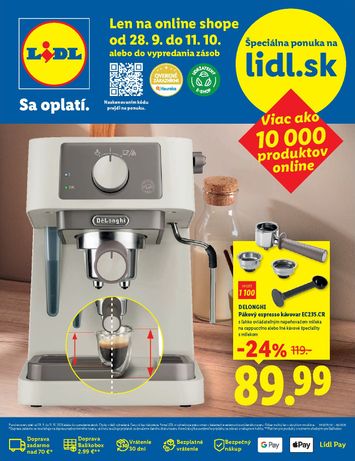 Leták Lidl - Lidl - Online magazín od 28.09. do 11.10. - strana 1