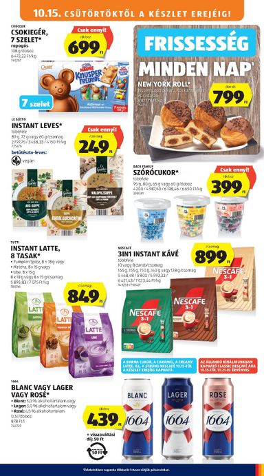 Akciós újság Aldi - Aldi érvényes 10.15.-tól 10.21.-ig - 17 oldal