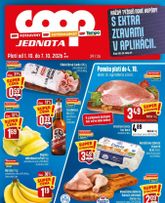 COOP Jednota leták platný od štvrtka 01.10.