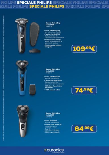 Volantino Euronics - Euronics - Speciale Philips valido dal 21/09 al 11/10 - pagina 3