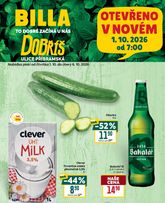 Billa - Dobříš platný od čtvrtka 01.10.2026