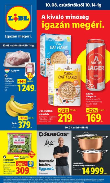 Akciós újság Lidl - Lidl érvényes 10.08.-tól 10.14.-ig - 1 oldal