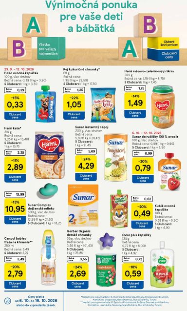 Leták Tesco - Tesco supermarket od 07.10. do 13.10. - strana 28