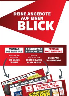 Kaufland-Prospekt von Montag 12.10.
