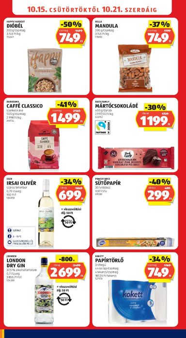 Akciós újság Aldi - Aldi érvényes 10.15.-tól 10.21.-ig - 10 oldal