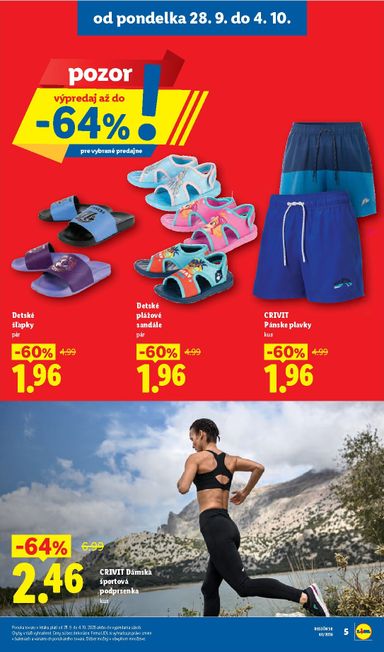 Leták Lidl - Lidl - Ešte viac extra akcií od 28.09. do 04.10. - strana 5