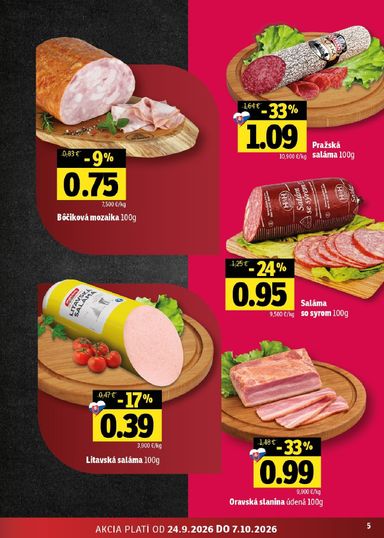 Leták FRESH - Fresh - Východné Slovensko od 24.09. do 07.10. - strana 5