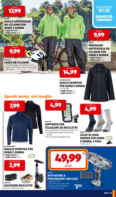 Volantino ALDI - ALDI valido dal 28/09 al 04/10 - pagina 33