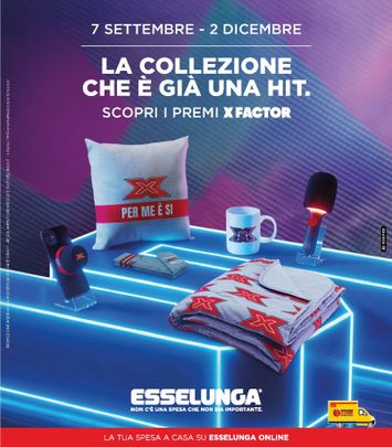Volantino Esselunga - Esselunga - Collezione X Factor - 2° Appuntamento valido dal 24/09 al 07/10 - pagina 1
