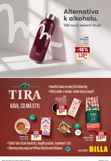 Leták Billa - Billa - Katalog: Podzimní nápoje od 30.09. do 20.10. - strana 9