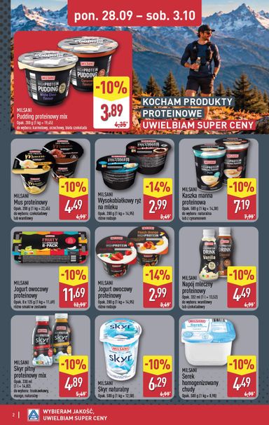 Gazetka ALDI - ALDI - Produkty proteinowe od 28.09. do 03.10. - strona 2