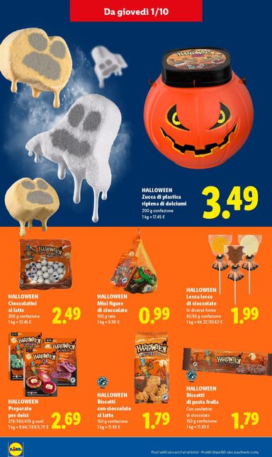 Volantino Lidl - Lidl - Da Lidl ogni brivido vale davvero valido dal 01/10 al 31/10 - pagina 6