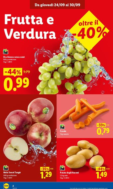Volantino Lidl - Lidl - Nuova apertura - Maerne di Martellago valido dal 24/09 al 30/09 - pagina 2