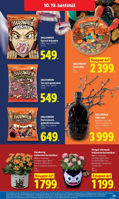 Akciós újság Lidl - Lidl érvényes 10.15.-tól 10.21.-ig - 65 oldal
