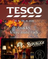 Tesco - Značky, které máte rádi platný od středy 30.09.2026