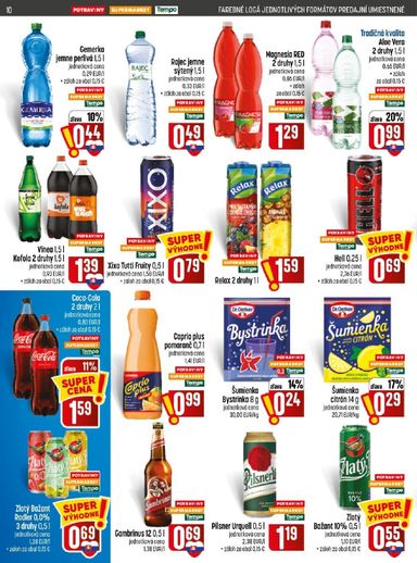 Leták COOP Jednota - COOP Jednota od 01.10. do 07.10. - strana 10