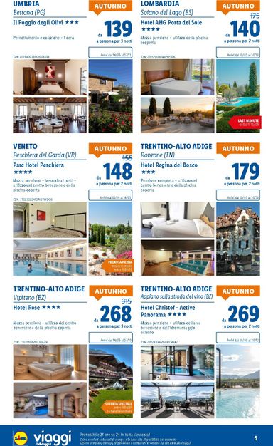 Volantino Lidl - Lidl - Viaggi valido dal 07/09 al 31/10 - pagina 5