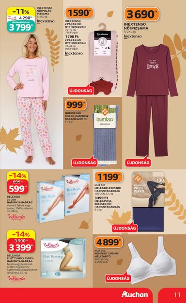 Akciós újság Auchan - Auchan - Őszi ruha ajánlataink érvényes 10.01.-tól 10.21.-ig - 11 oldal