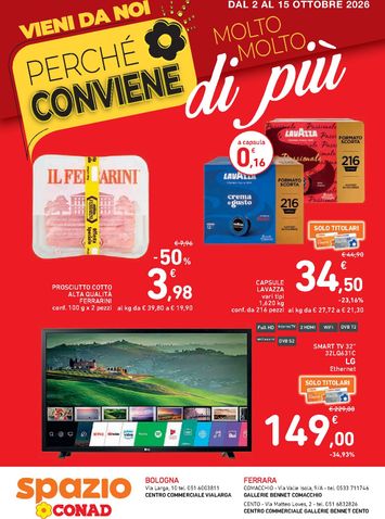 Volantino Spazio Conad - Spazio Conad - Molto Molto di Più valido dal 02/10 al 15/10 - pagina 1
