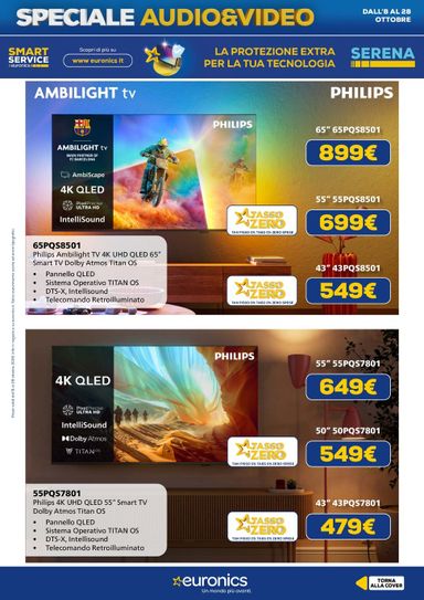 Volantino Euronics - Euronics - Audio Video valido dal 08/10 al 28/10 - pagina 16