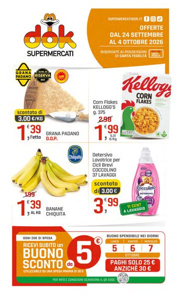 Volantino DOK - DOK valido dal 24/09 al 04/10 - pagina 1